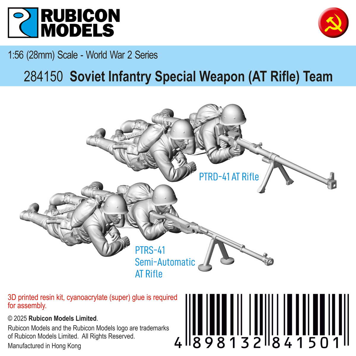284150 Soviet Infantry Special Weapons (Anti-Tank Rifle) Team