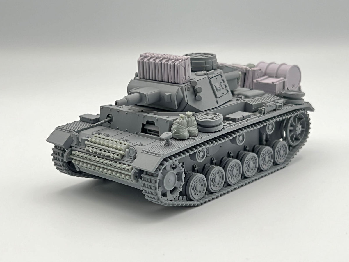 Figurine War Park Miniatures – Char Panzer III Ausf N Avec Winterketten (AX029) 1/30