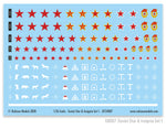 ~130057 Soviet Star & Insignia Set 1 Decal Sheet