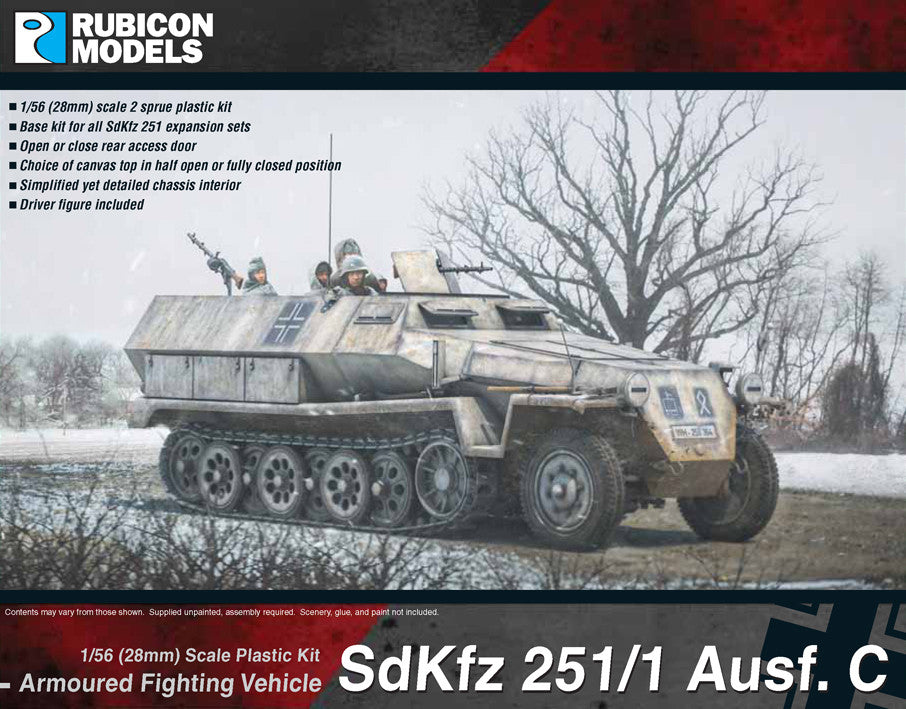 280031 SdKfz 251/1 Ausf C (aka 251C) – Rubicon Models USA