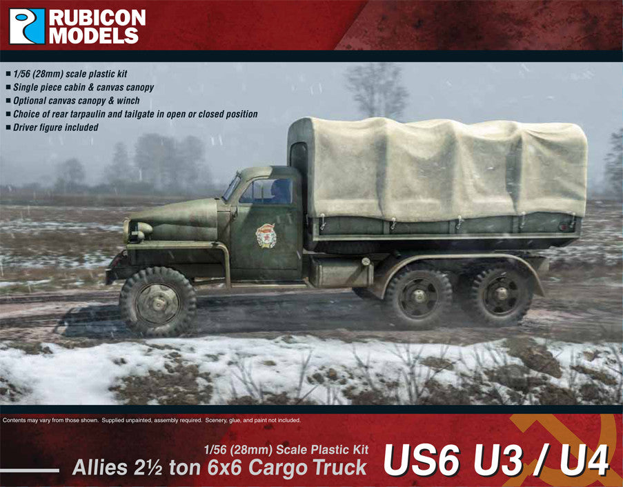 280035 Allies US6 U3/U4 2½ ton 6x6 Truck – Rubicon Models USA