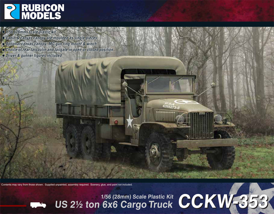 280037 US CCKW 353 2½ ton 6x6 Truck (GMC) – Rubicon Models USA
