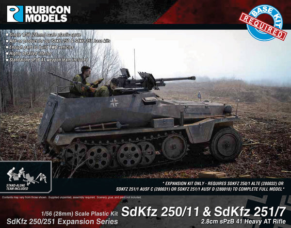 280045 SdKfz 250/251 Expansion Set- SdKfz 250/11 & 251/7 sPzB 41 AT Rifle