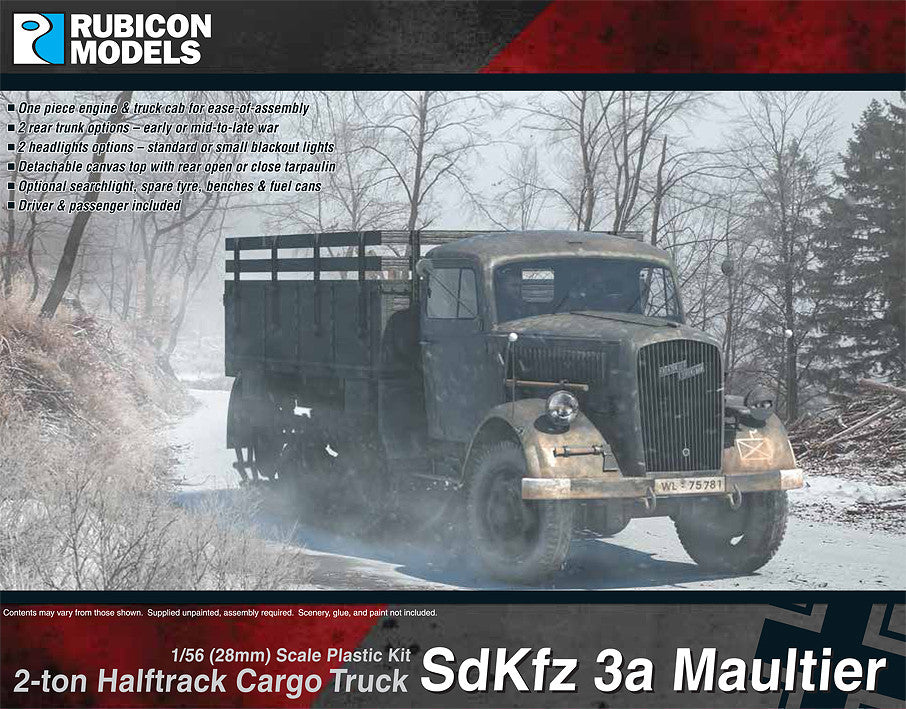 280046 SdKfz 3a Maultier 2 ton Half-Track Cargo Truck – Rubicon