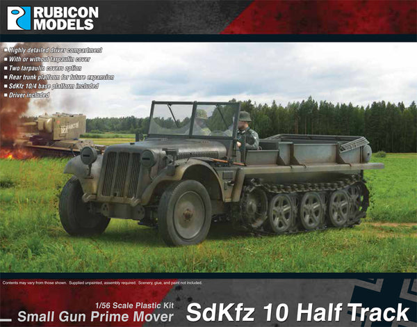 280108 SdKfz 10 Half Track Small Gun Prime Mover