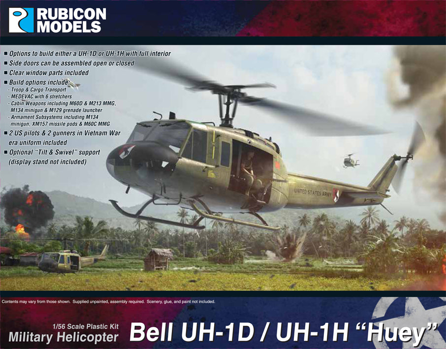 280119 Bell UH1D / UH1H "Huey" Rubicon Models USA
