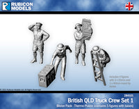 Bedford QLD 3-ton 4x4 Cargo Truck with British QLD Truck Crew Set 1 Bundle