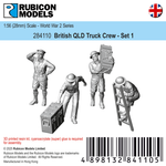 284110 British QLD Truck Crew Set 1- Resin