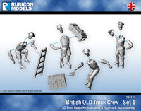 284110 British QLD Truck Crew Set 1- Resin