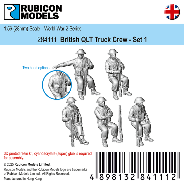 284111 British QLT Passengers Set 1- Resin