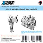 284112 SdKfz 251 Assault Team Set (Set 1 of 2)- Resin
