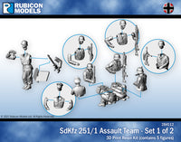 284112 SdKfz 251 Assault Team Set (Set 1 of 2)- Resin