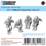 284113 SdKfz 251 Assault Team Set (Set 2 of 2)- Resin