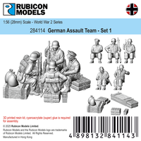 284114 German Infantry - Briefing- Resin