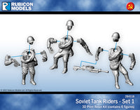 284118 Soviet Tank Riders- Resin