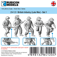 284120 British Infantry(Late) Set 1- Resin