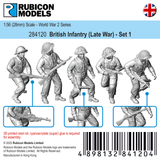 284120 British Infantry(Late) Set 1- Resin