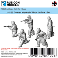 284122 German Infantry (Winter) Set 1- Resin