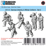 284123 German Infantry (Winter) Set 2- Resin