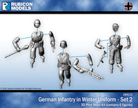 284123 German Infantry (Winter) Set 2- Resin