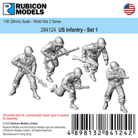 284124 US Infantry Set 1- Resin