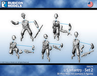 284125 US Infantry Set 2- Resin