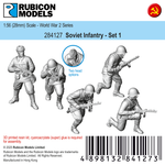 284127 Soviet Infantry Set 1- Resin