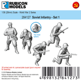 284127 Soviet Infantry Set 1- Resin