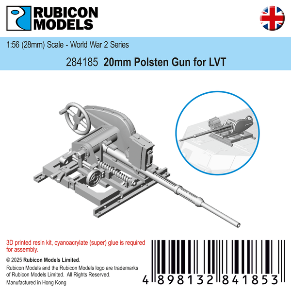 284185 20mm Polsten Gun for LVT- Resin