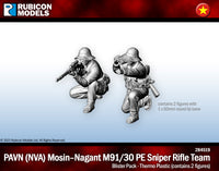 284519 PAVN (NVA) Mosin-Nagant PE Sniper Rifle Team- Thermoplastic