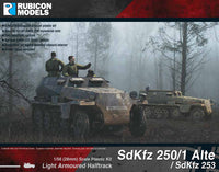 SdKfz 250/7 Alte with 8cm GrW34 Mortar Bundle: 280032+280043