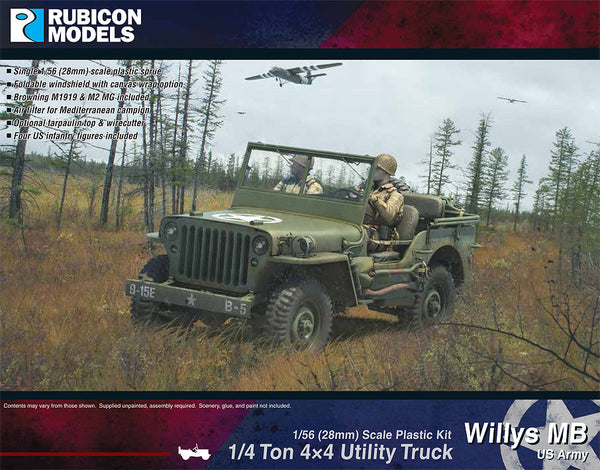 Willys MB ¼ ton 4x4 Truck (US Standard) and Soviet Jeep Crew Bundle