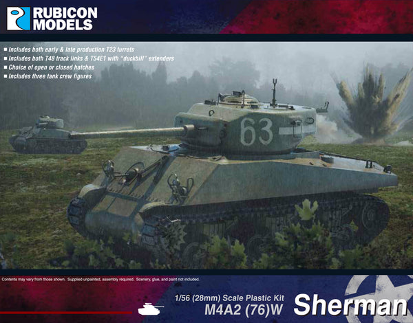 M4A2(76)W Sherman- 3 Piece Special