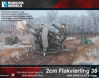 280073 2cm Flakvierling 38 with SdAh 51/52 Trailer & Crew
