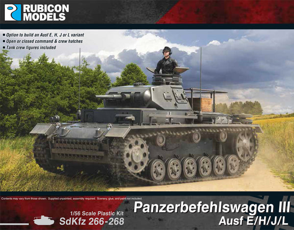 Panzerbefehiswagen III Ausf E/H/J/L- 3 Piece Special