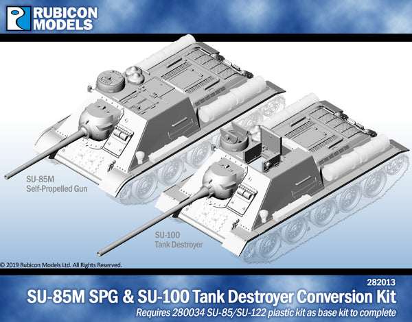282013 SU-85M SPG/SU-100 Tank Destroyer Conversion Kit- Resin