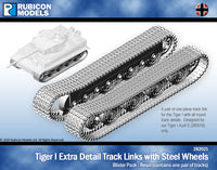 282021 Tiger I Extra Detail Track Link with Steel Wheels 282021 Tiger I Extra Detail Track Link with Steel Wheels