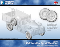 Chevrolet WB 30cwt Truck and LRGD Truck Fine Detail Wheel Set Bundle