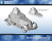 282033 BA-20 Heavy Armoured Car- Resin