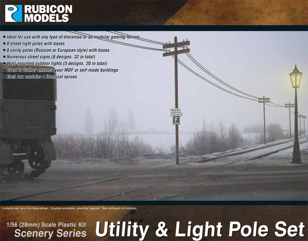 283004 Utility & Light Pole Set
