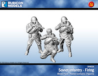 284026 Soviet Infantry Firing- Pewter