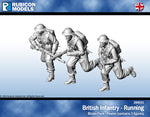 284031 British Infantry Running- Pewter