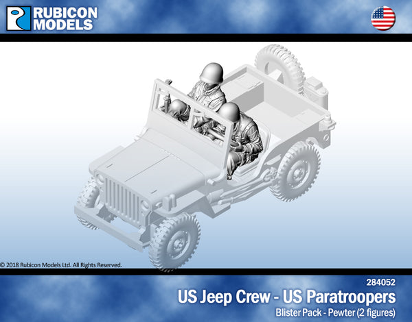 284052 US Jeep Crew: US Paratrooper- Pewter