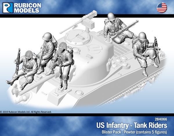 284066 US Infantry Tank Riders- Pewter