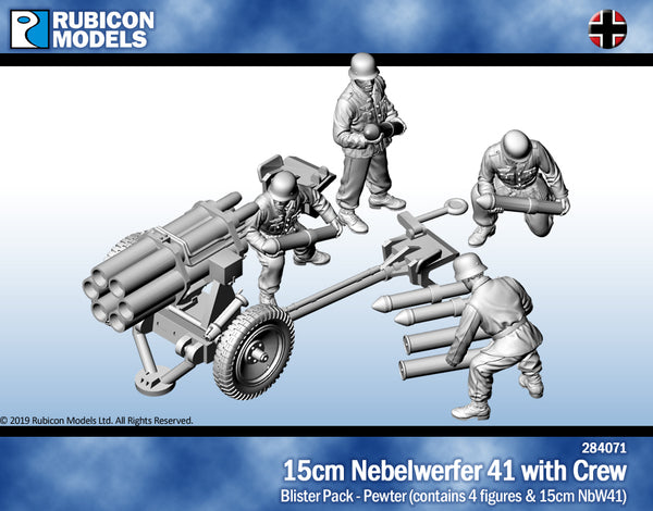 284071 15cm Nebelwerfer 41 (15cm NbW41) with Crew- Pewter