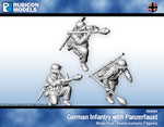 284084 German Infantry with Panzerfaust- Pewter