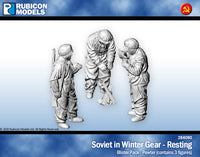 284090 Soviet in Winter Gear Resting- Pewter