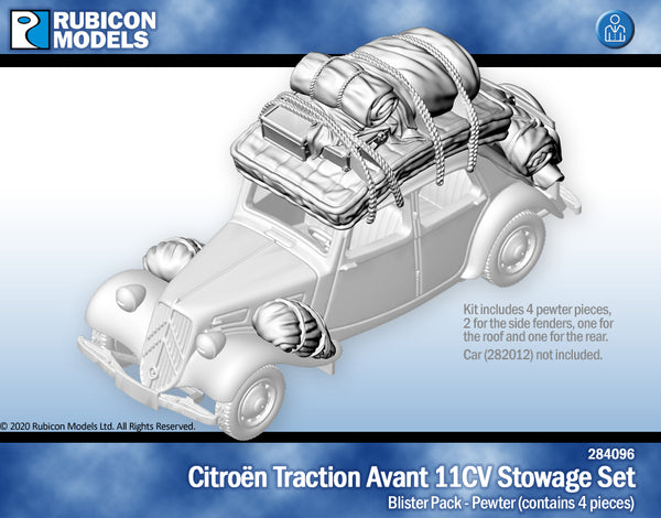 284096 Citroën Traction Avant 11CV Stowage Set- Pewter