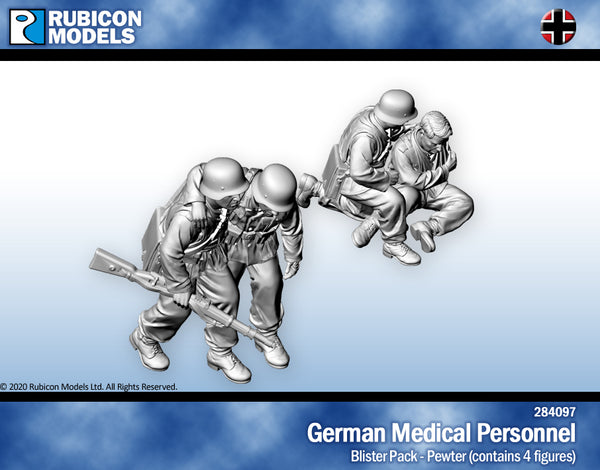 284097 German Medical Personnel Set 1- Pewter