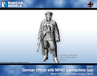 284103 German Officer with MP40 SMG- Thermoplastic